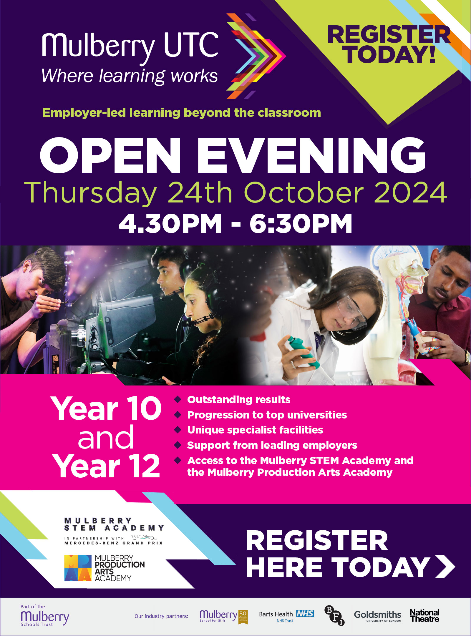 Open Evening 24th October 2024